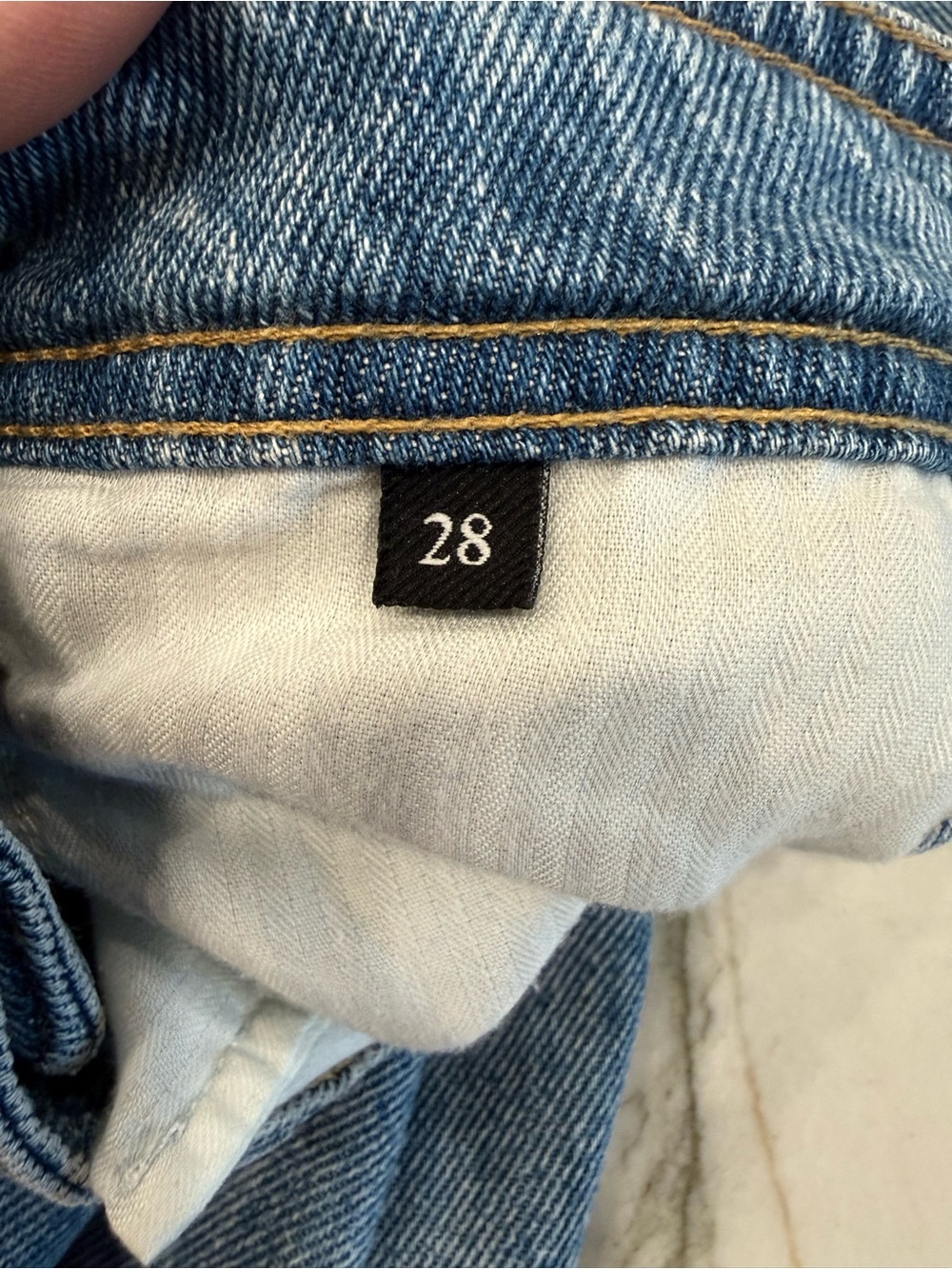 7 For All Mankind Light Blue Modern Dojo Trouser Jeans - Picture 3 of 9